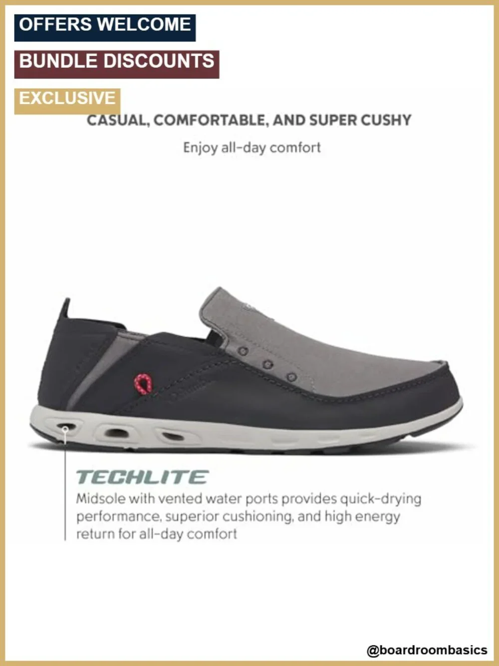 Columbia Men's PFG Bahama Vent Slip On Boat Shoe
